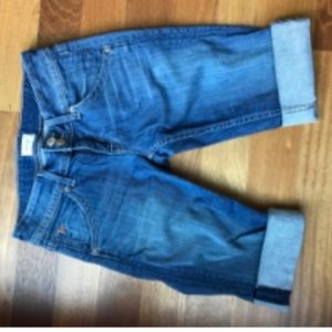 Hudson Bermuda Shorts Size 24 Jeans Denim Blue